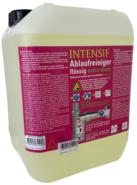 INTENSIF Ablaufreiniger flüssig extra stark Bidon 10 lt